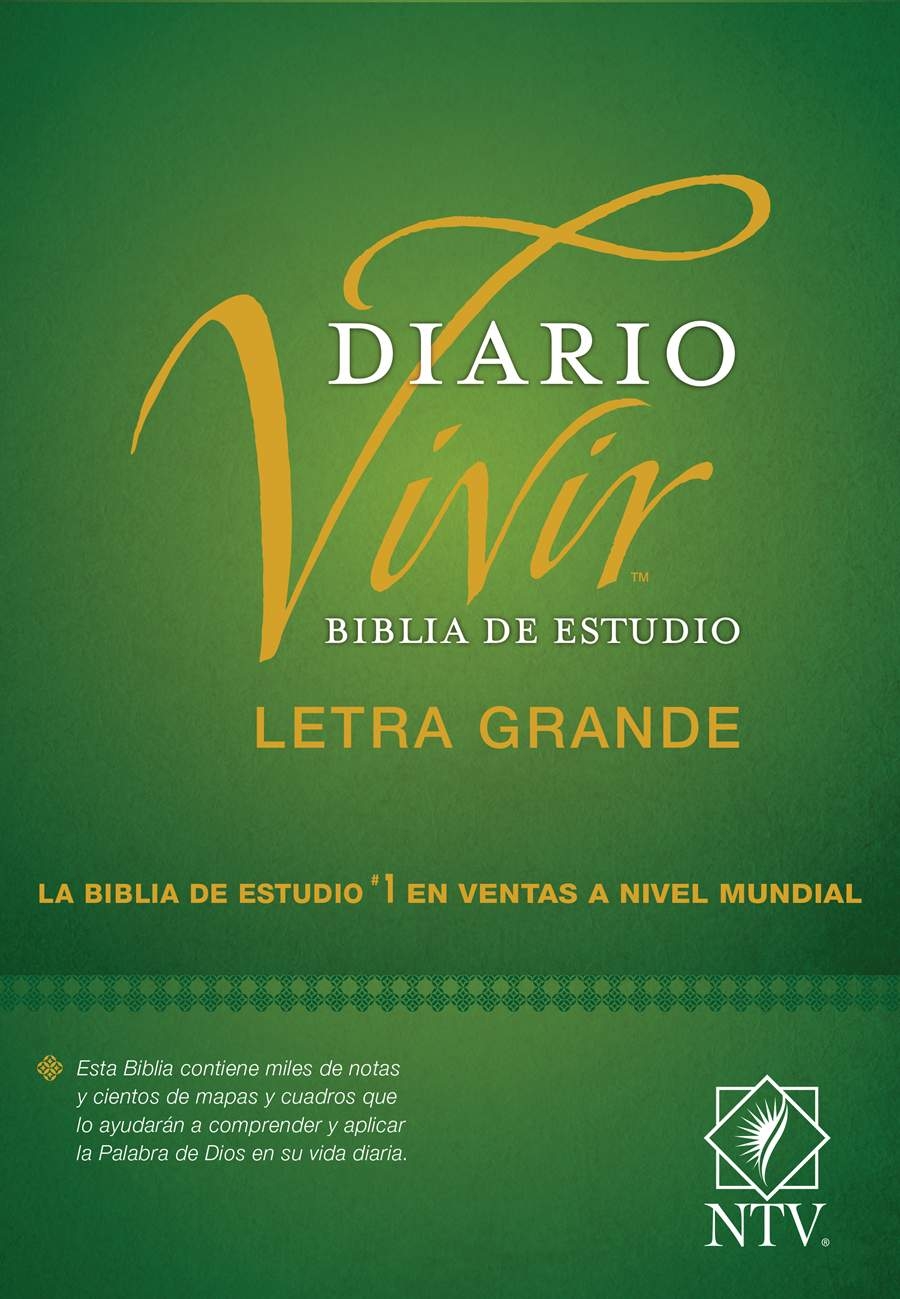 Biblia De Estudio Del Diario Vivir Ntv Letra Grande Tyndale Espa Ol